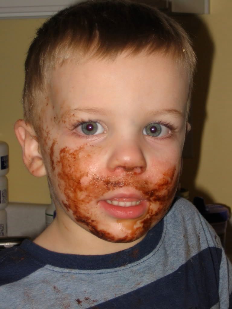 Chocolate face