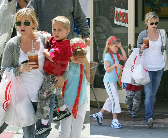 Reese Witherspoon spent some time Mother's Day weekend with her kids, Ava Elizabeth, 7 and Deacon Reese, 3 in Los Angeles photo