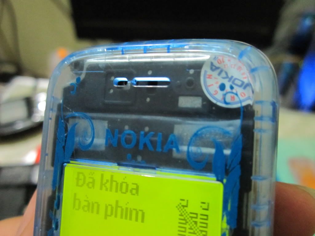 HN- Vỏ điện thoại trong suốt cho Nokia 1200, giá rẻ, chất lượng tốt như hàng zin