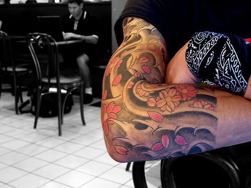 The tribal arm tattoo has always been a popular tattoo A bit Ami James 