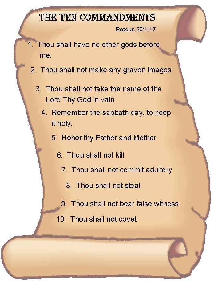 10 Commandments