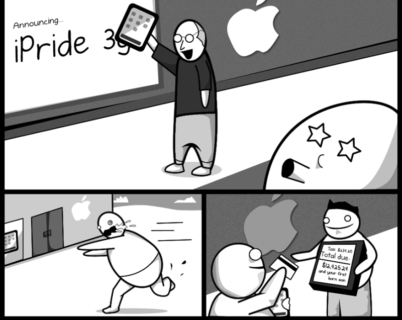 apple cartoon