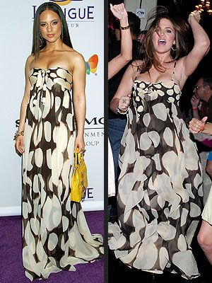 Black Strapless Maxi Dress on It  Alicia Keys Vs  Khloe Kardashian   The Young  Black  And Fabulous