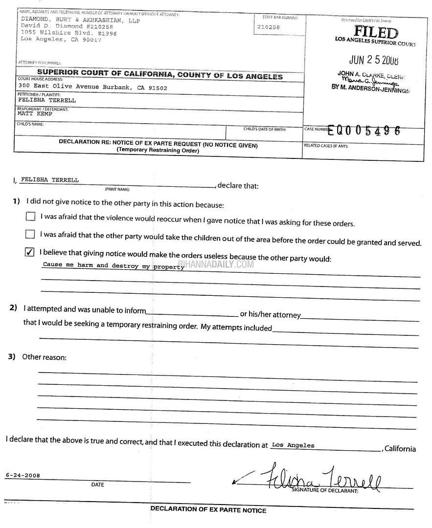 California restraining order rules picture