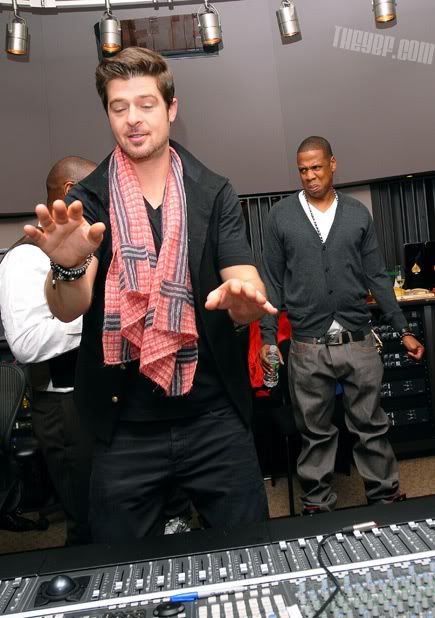 robin thicke %2526 jay-z Pictures, Images and Photos