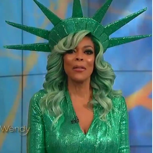 Image result for wendy williams as the statue of liberty