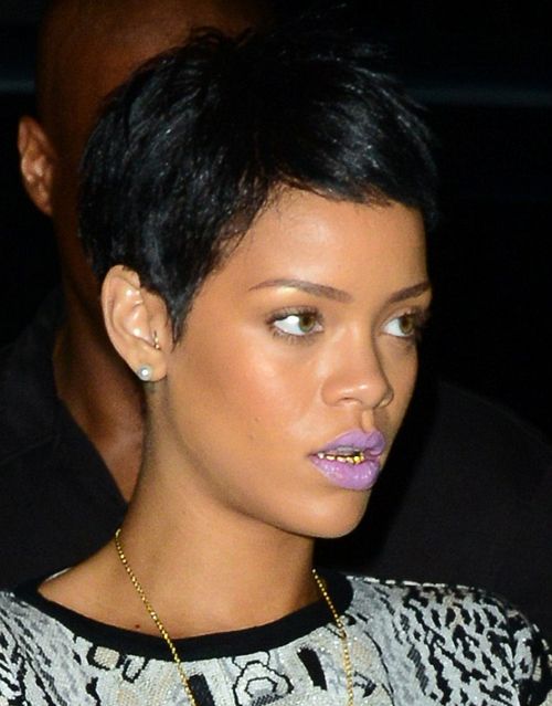Rihanna Mouth Open