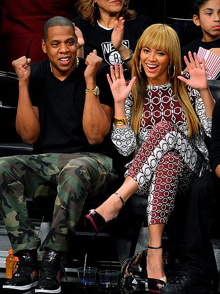 Jay Z Courtside