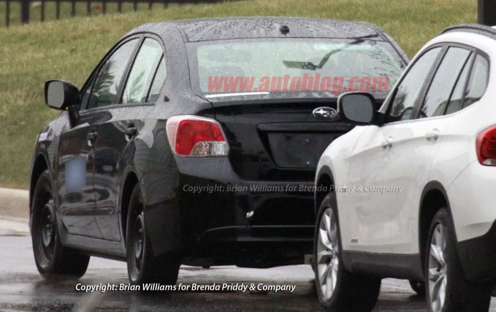 Subaru Impreza 2012 spy photo | Crazy Pigs Blog