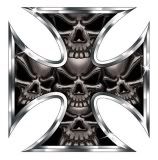 Iron Cross Skulls 2 Pictures, Images and Photos