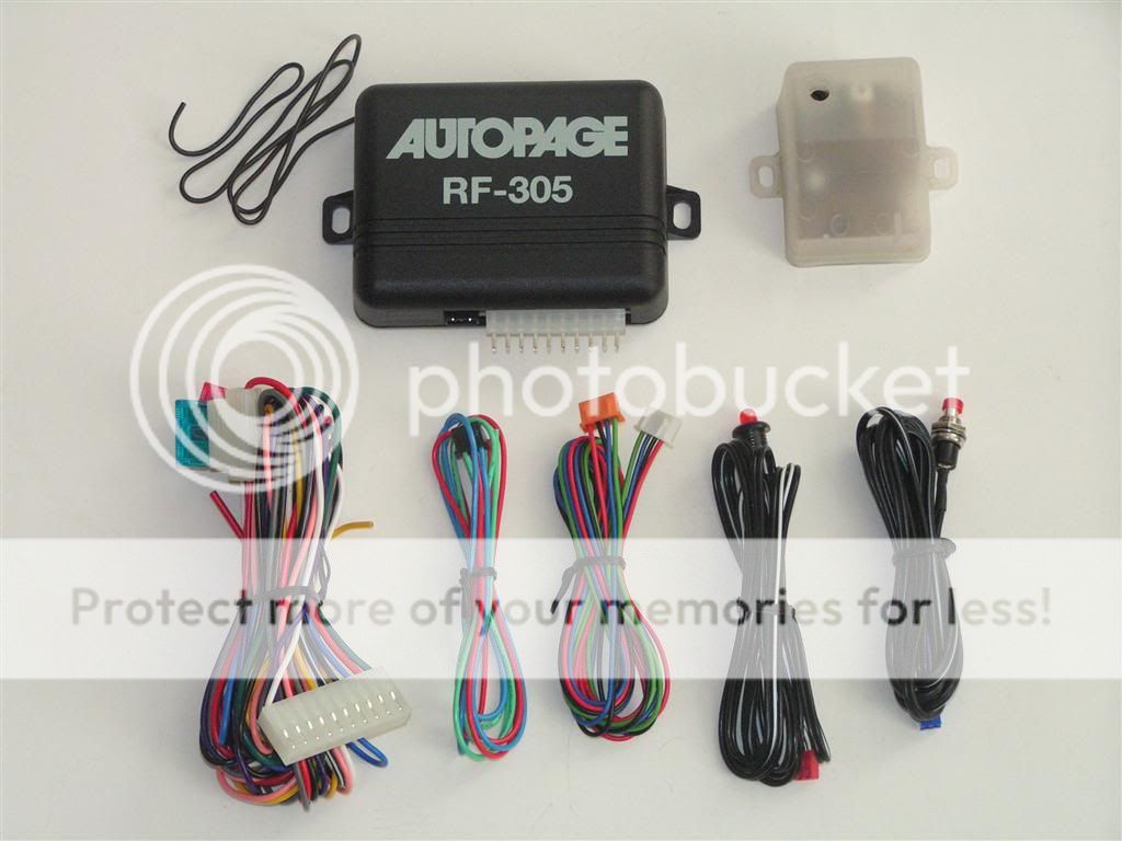 AutoPage RF 305 Car Alarm Security System with Keyless Entry (Please 