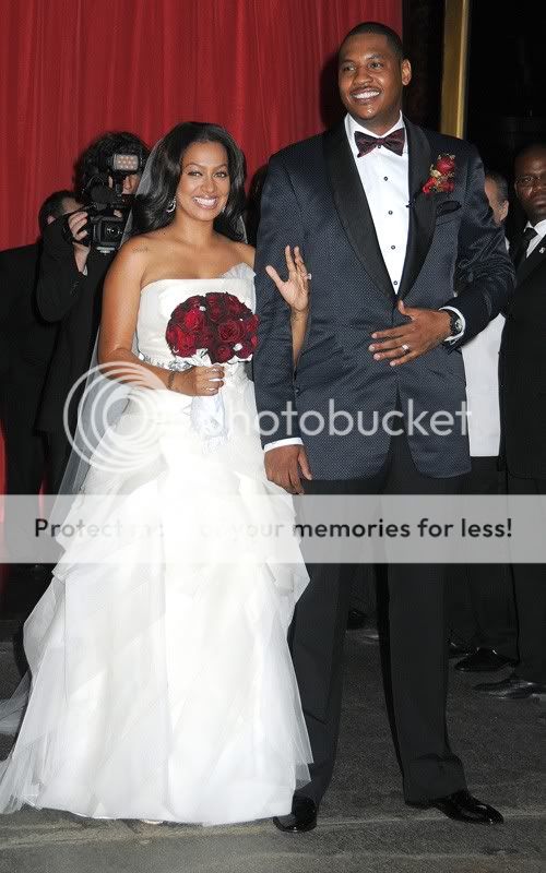 More Celeb Arrivals For Carmelo & Lala's NYC Wedding | The Young, Black ...