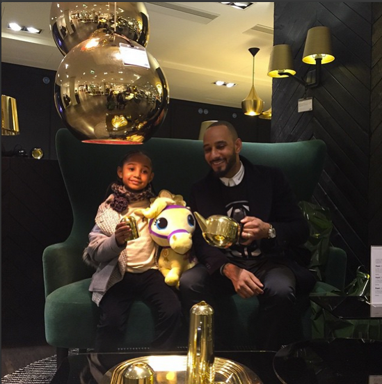 New Pics: Swizz Beatz & His Daughter Nicole Having Tea In London ...