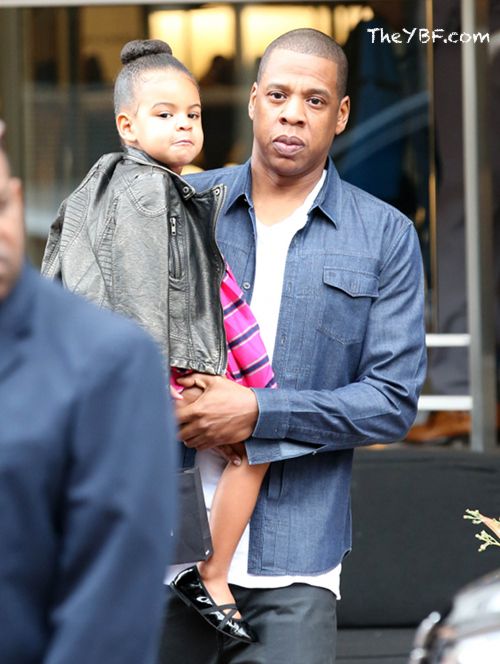 Blue Ivy (And Her Bun) Shops At Saks In Beverly Hills With Parents ...