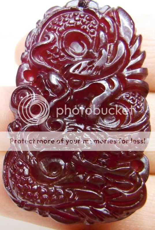 Chinese Jade Pendant Coiling Celestial Dragon 80g  